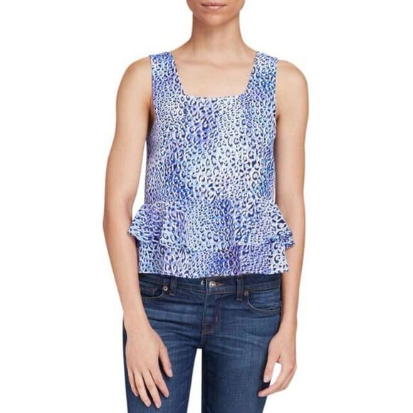 Rebecca‎ Taylor Leopard Silk Top - Picture 3 of 12